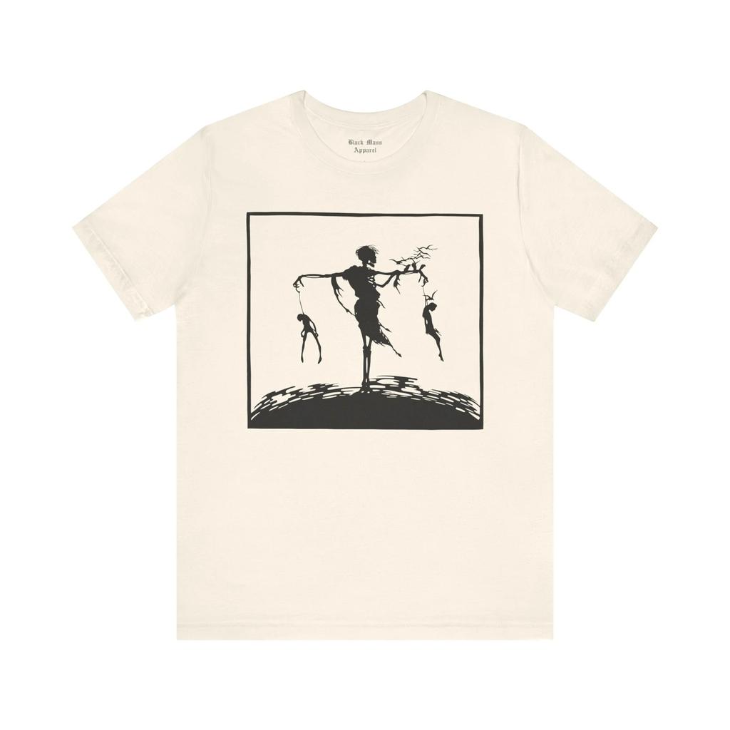 Dance of Death On The Gallows Ein Totenanz Dance of Death T-shirt Walter Draesner Vintage Art T-shirt Men's and Women's T-shirts