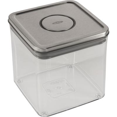 OXO Storage Container OXO Plastic Sealed Stainless Steel Pop Container Big Square Short 2.6L