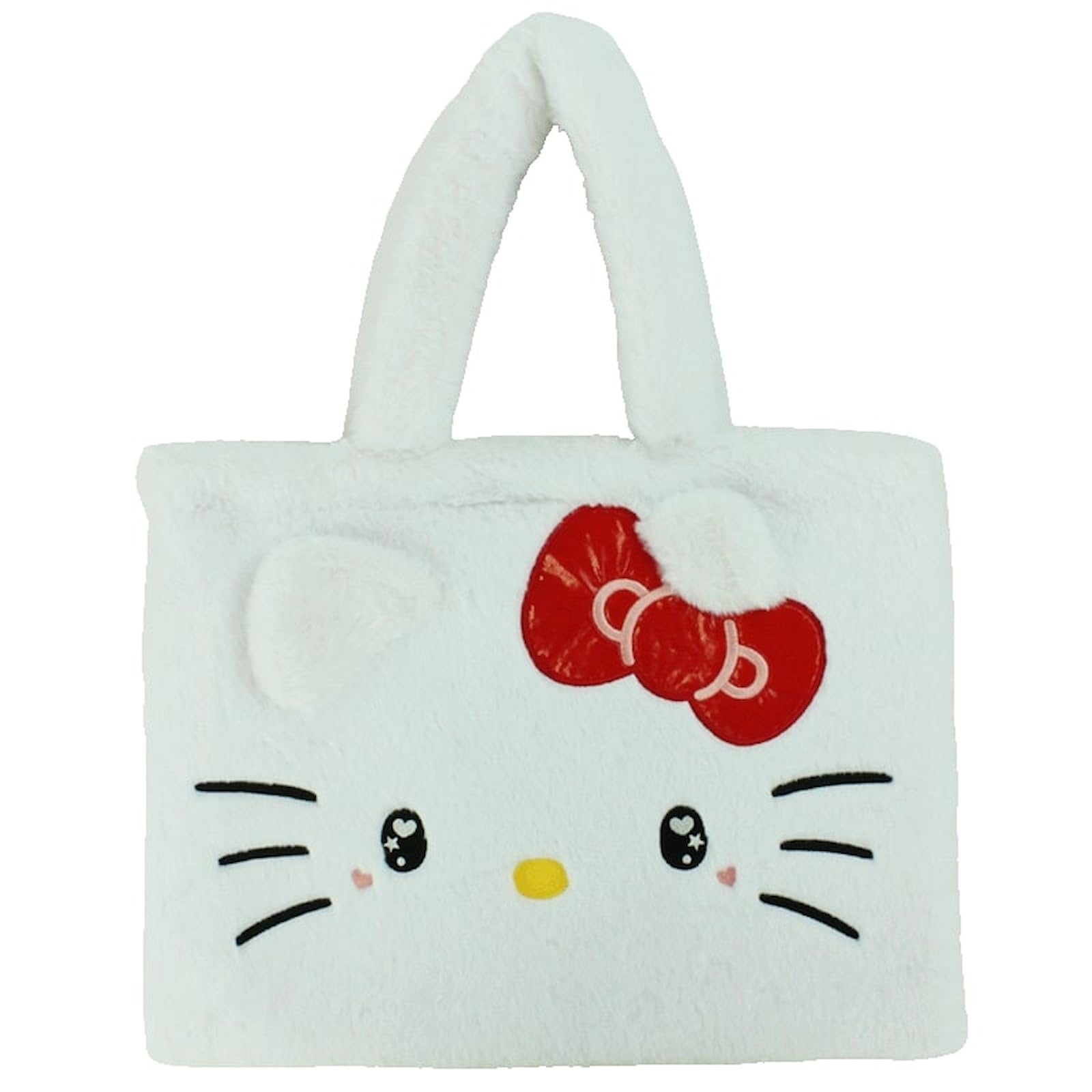 Сумка-тоут из искусственного меха с вырезанными персонажами Sanrio Хелло Китти