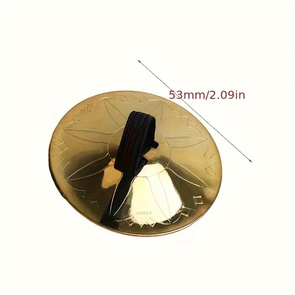 2 ks Zlaté prstové činely, Roztomilé jedinečné vtipné hudební nástroje pro Halloweenské Vánoční Bar Klub Rave LARP Party Hrací potřeby