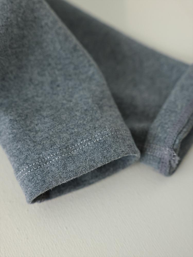 Kids' Mid-High Collar Stretchy Base Layer T-shirt (320g)