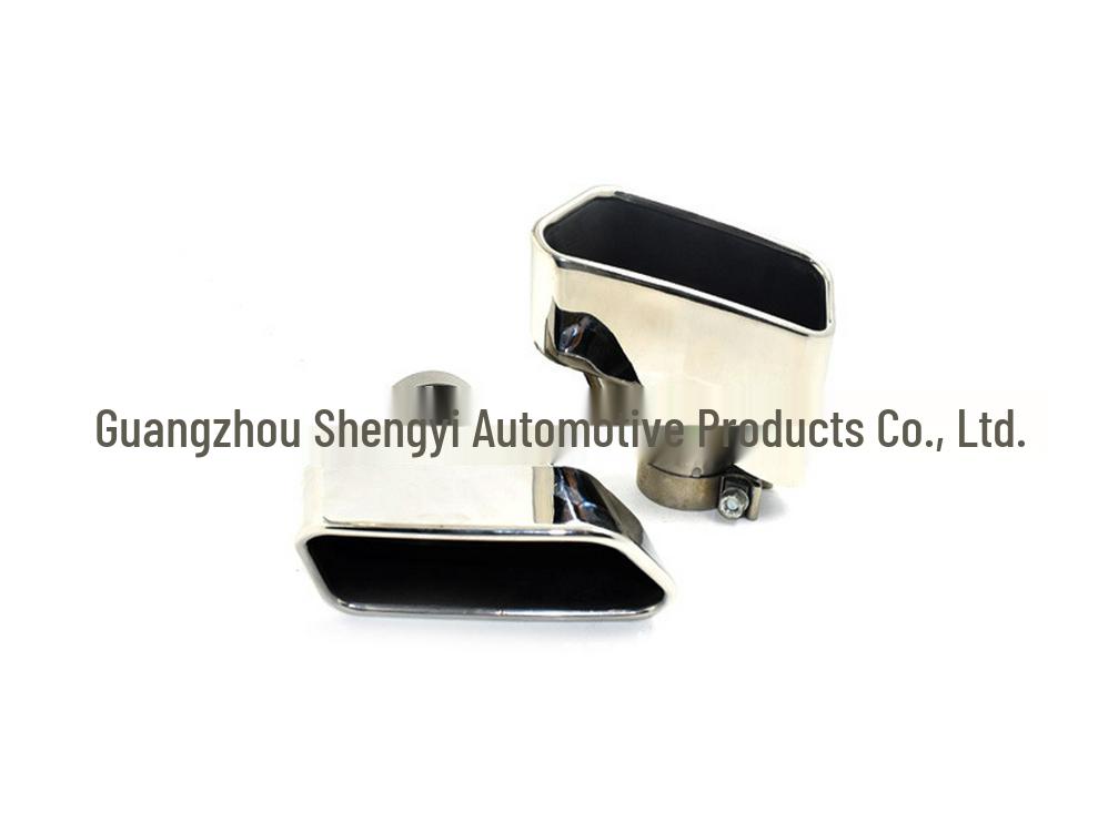 BMW 5 Series Modified Exhaust Pipe: Square Tailpipe for 535 GT550 640 - Double-Sided Original