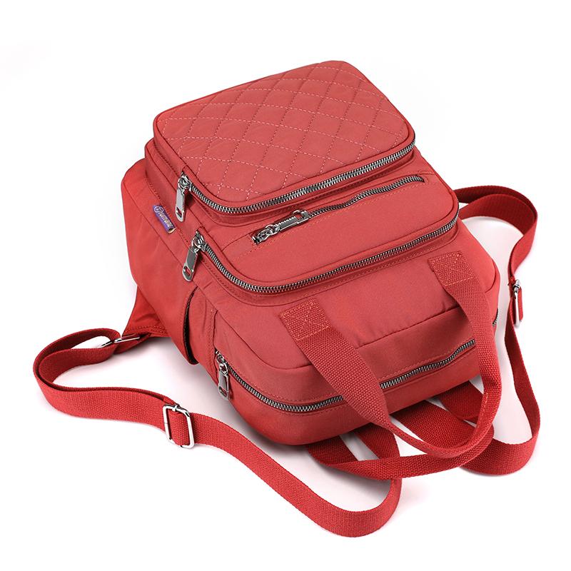 Quilted Backpack for Women – Stylish Multi-Use Bag with Multiple Pockets & Adjustable Straps – Perfect for Work, School & Daily Use