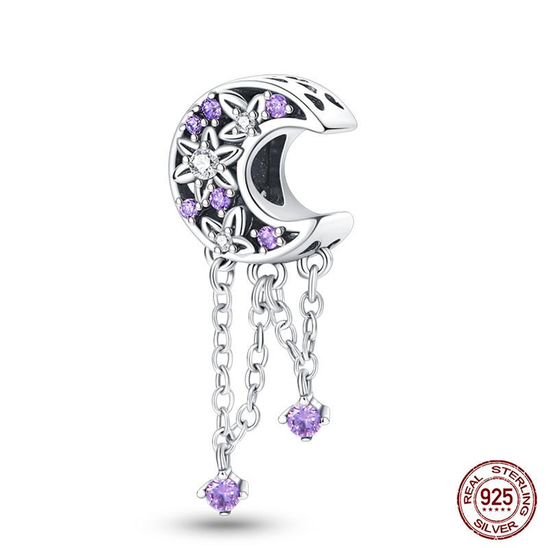 100% Real Copper Feather Dreamcatcher Tassel Charms Beads Fit Original Qikaola Bracelet Bangle Fashion Diy Jewelry