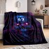 1 Stück Cyberpunk-Schädel-Decke, Leichte Flanell-Kuscheldecke für Sofa, Bett, Reisen, Camping, Wohnzimmer, Büro, Couch, Stuhl und Bett
