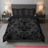 Skull Figure 3D Printed Quilt Cover Set No Filling Black Gothic Vintage Bedding Cover Pillowcase Home Textiles Duvet Cover Sets
