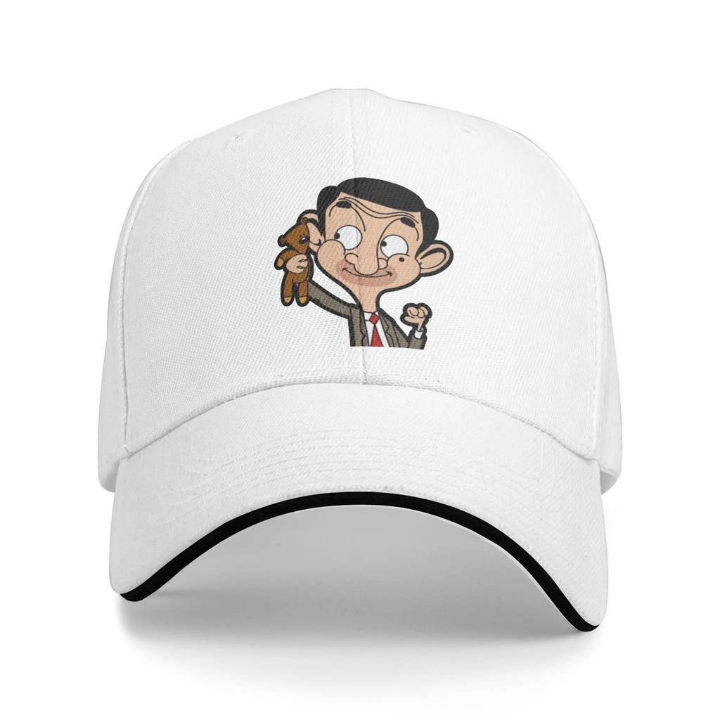 Mr Beans cartoon  Merch Men Women Baseball Cap  Dad Hat Vintage Daily Headwear Adjustable Sun Cap