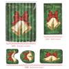 Christmas Bathroom Shower Curtain Bath Towel Floor Mat Five-Piece Set Bathroom Toilet Carpet Shower Foot Mat