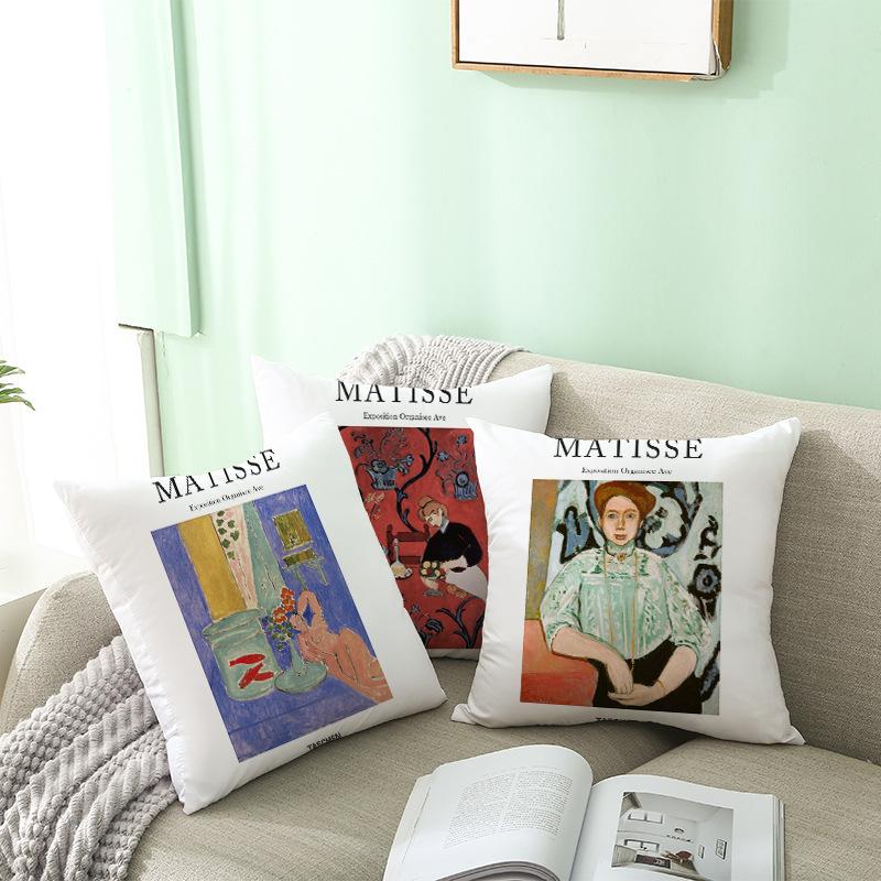 Matisse Oil Painting Series Pillowcase Home Sofa Pillowcase