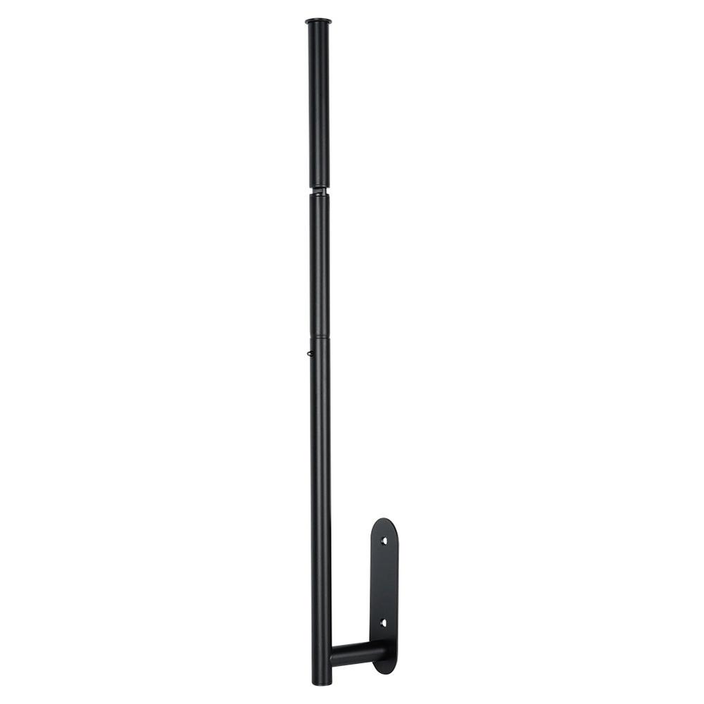 Toilet Paper Holder Wall Hanging Bathroom Rack Black