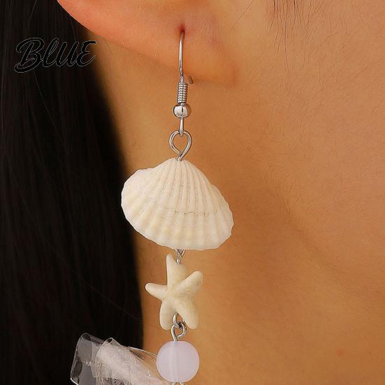 Lightweight Earrings 1 Pair Tropical Fish Bag Dangle Ocean Beach