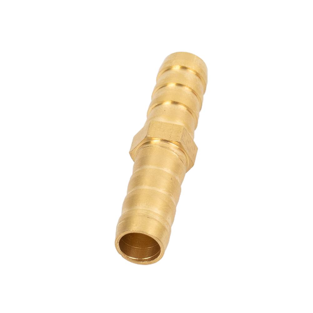 Brass Hose Connector Fittings for Straight Connections 6mm 8mm 10mm 12mm Sizes for Air Water Oil and Liquid Applications