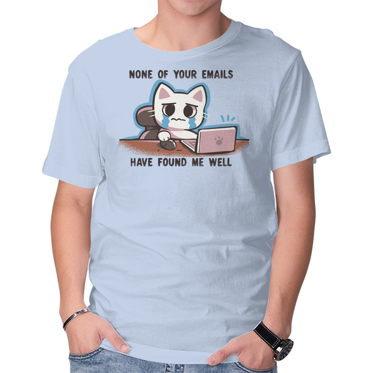 Unisex Crew Neck T-Shirt They Have Not Found Me Well Graphic Short Sleeve Casual Tee XXXL