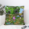 My S-Singings M-Monsters Pillow Cover  Soft Cushion Cover Morden Pillow Case For Sofa Bedroom Home Decor