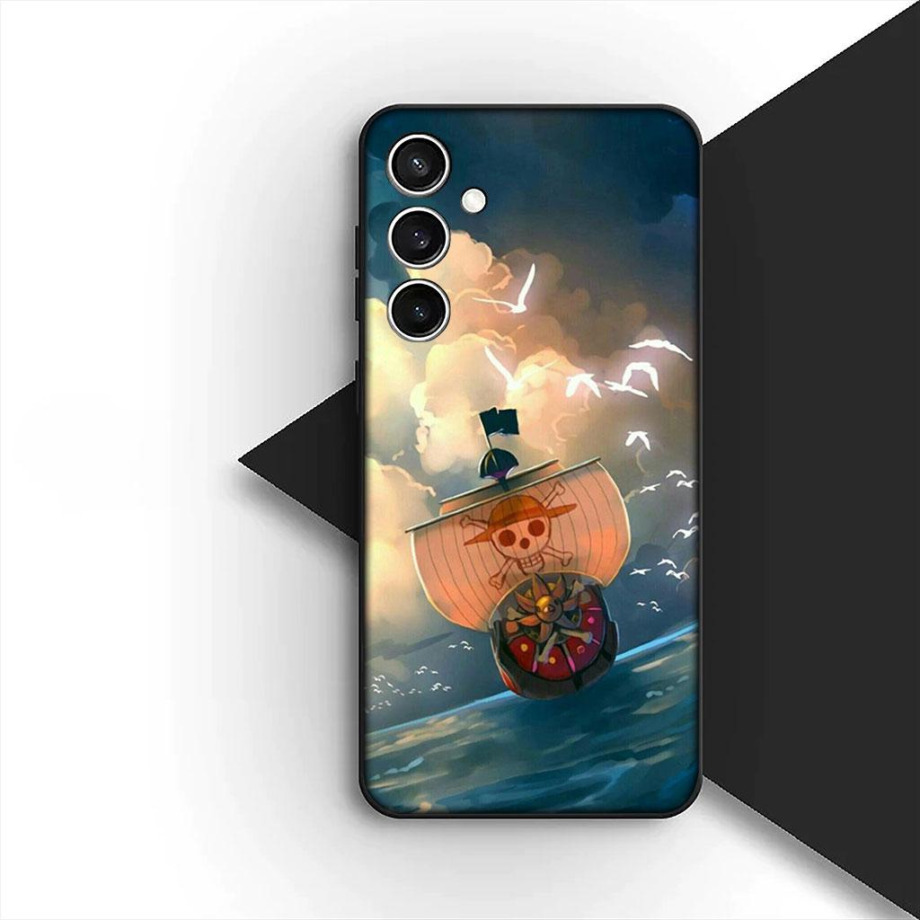Phone Cover for Samsung Galaxy S22 S21 S20 FE Ultra Plus A07 A17 A15 A16 A25 A57 A37 Case Sanji One Pieces Luffy Roronoa Zoro