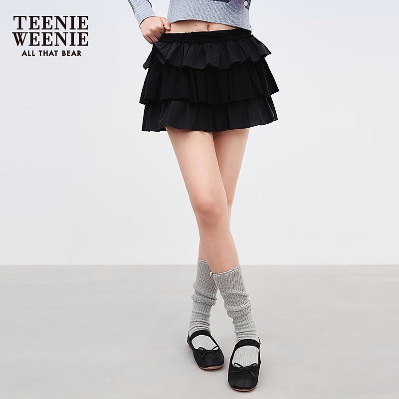 Teenie Weeniebearnova Asymmetrical Tiered Mini Skirt