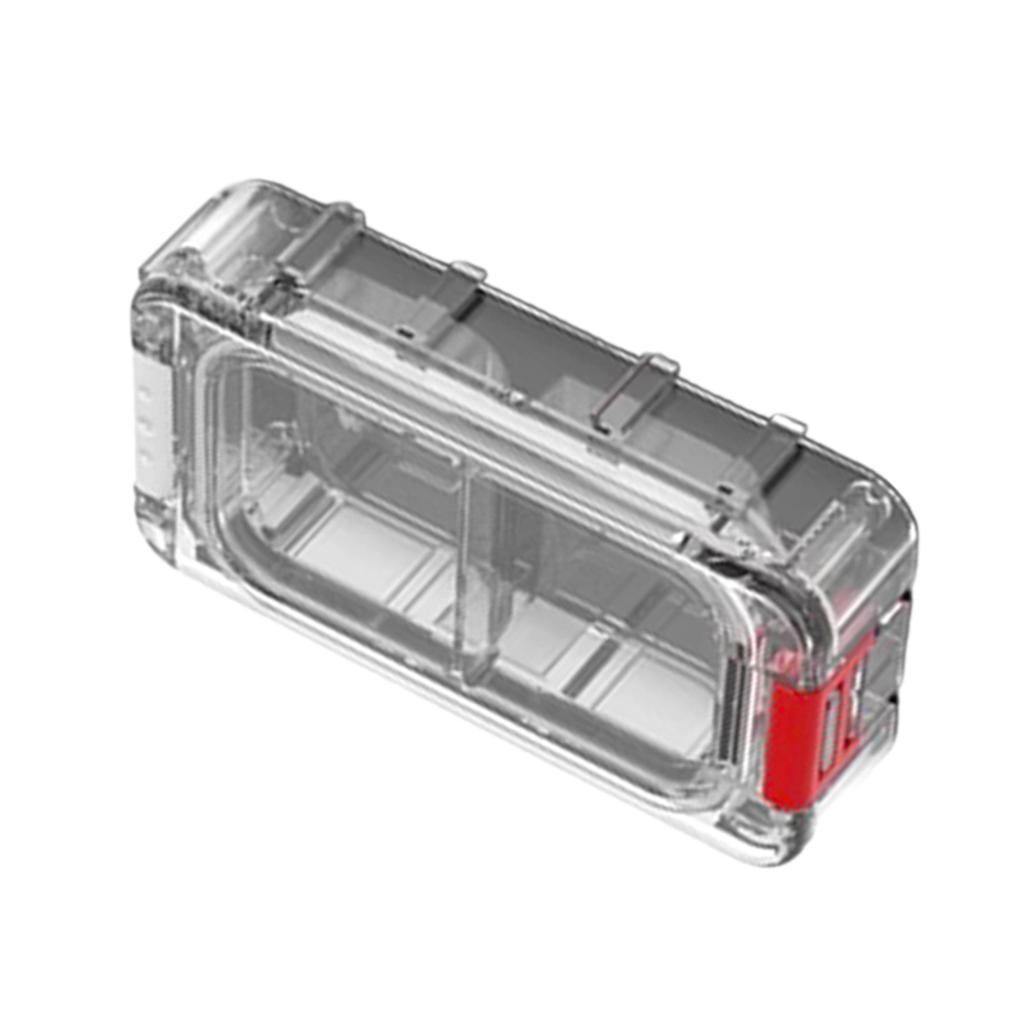 Splicing Glow In The Dark Clear Waterproof Hooks Baits Angling Tool Box Fishing Accessory Container Magnetic Lures Box