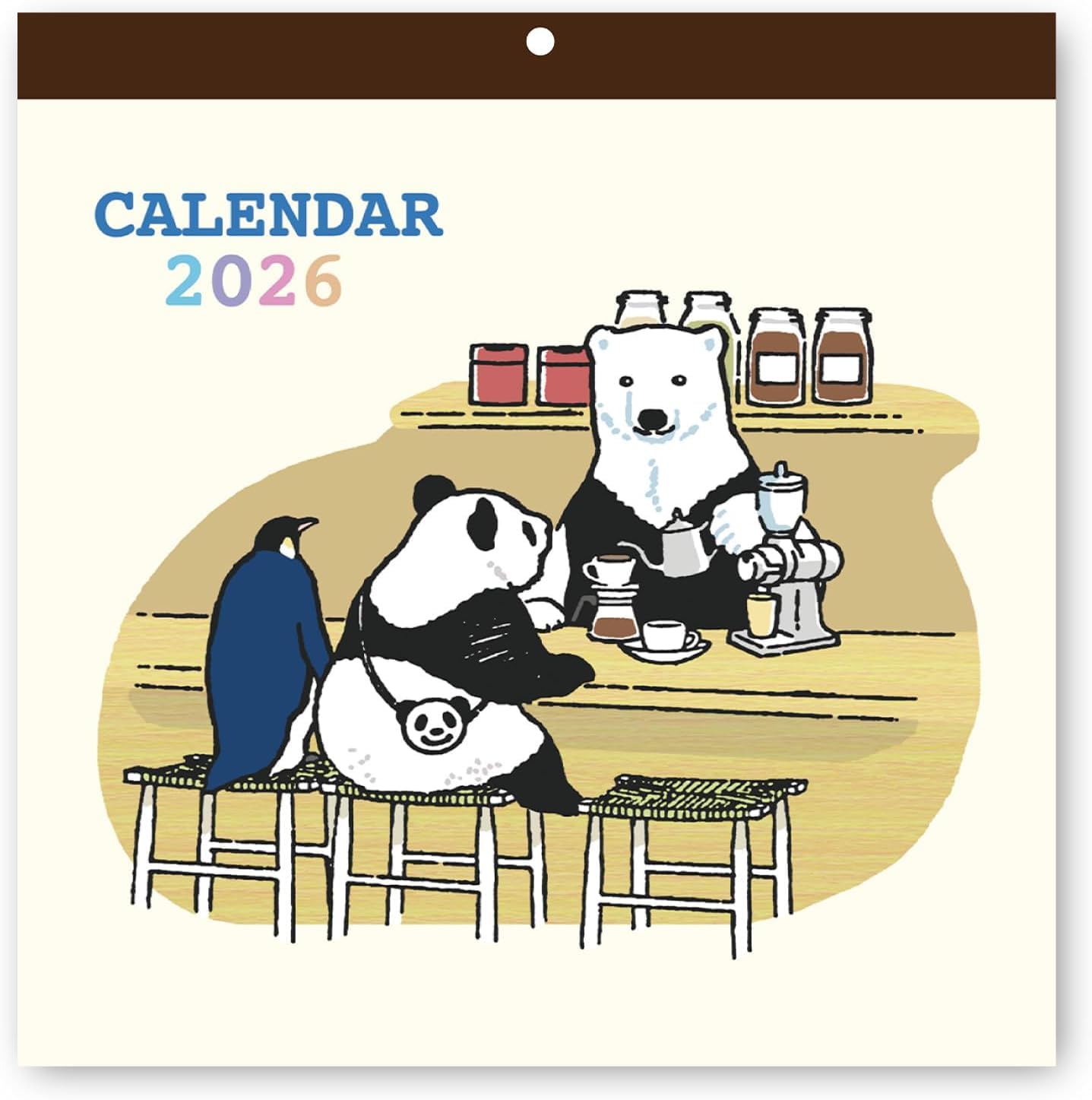 

2026 Shirokuma Cafe Wall Calendar AM14006 January Start 2026
