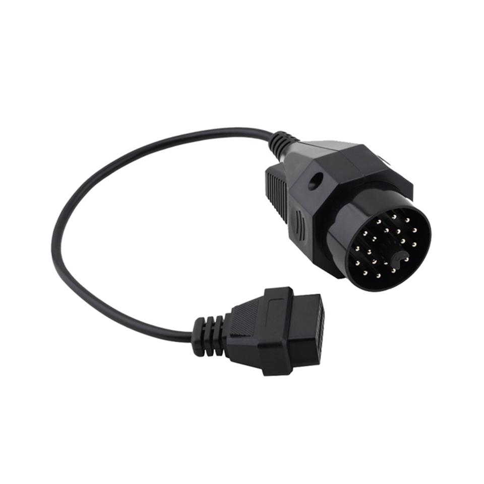 1pc OBD2 Diagnostic Cable For BMW 20Pin OBD2 Connector to OBD1 For BMW Connector 20PIN to 16PIN Pin OBD OBD2 Connector Adapter