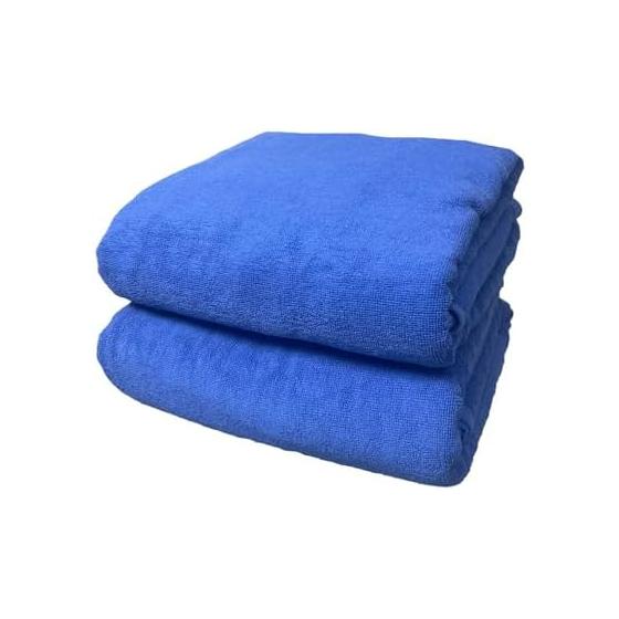 Big Bath Towel Commercial Towel Large Extra Large 200cm (Dark Blue, 200100)