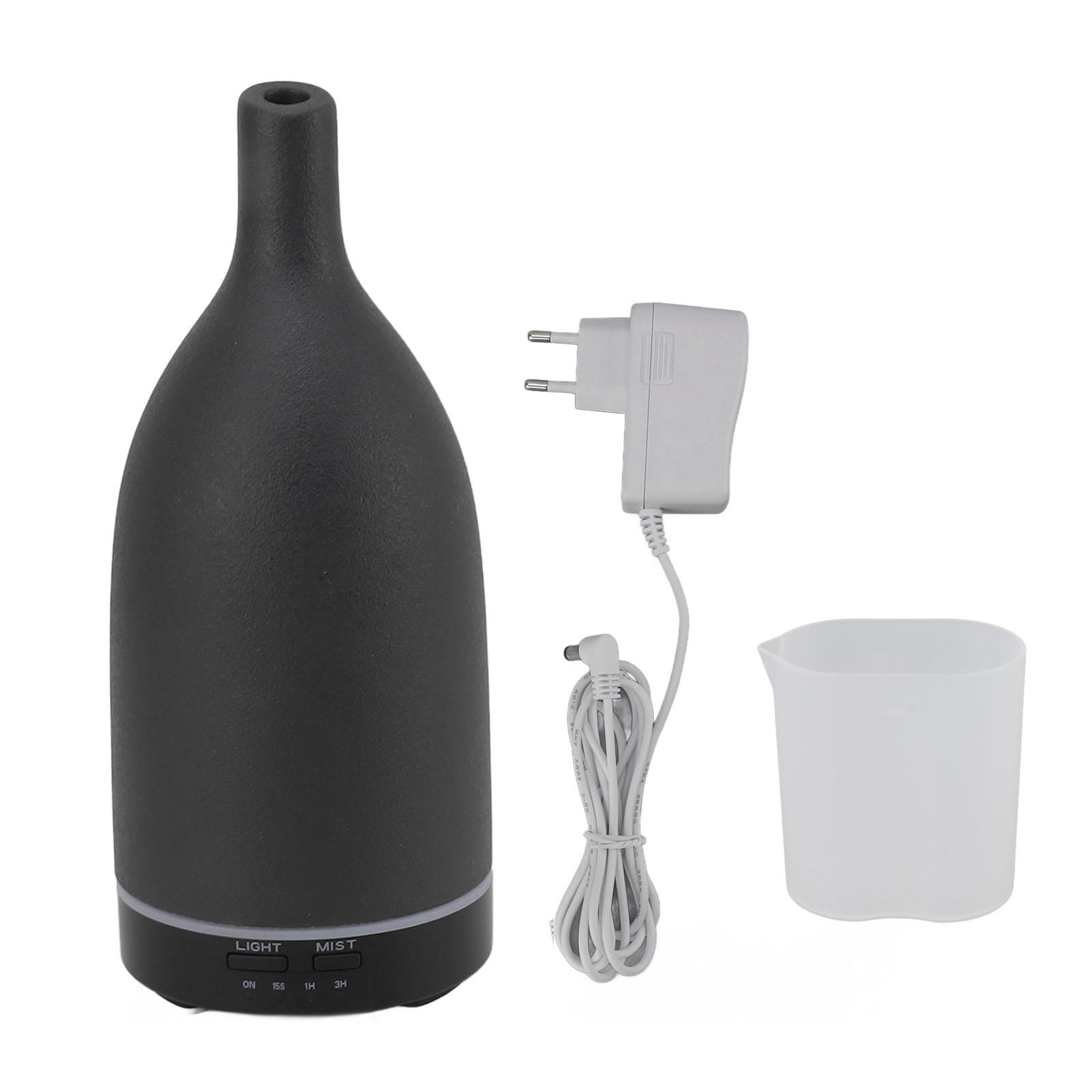 

Керамический диффузор эфирных масел Ультразвуковой ароматерапевтический диффузор Бесшумный безводный Автоматическое выключение Длинный носик чёрный