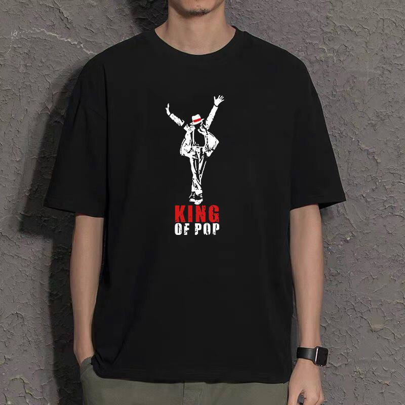 Michael Jackson Commemorative Printed Short Sleeve Vintage Clothing for Men and Women TShirts