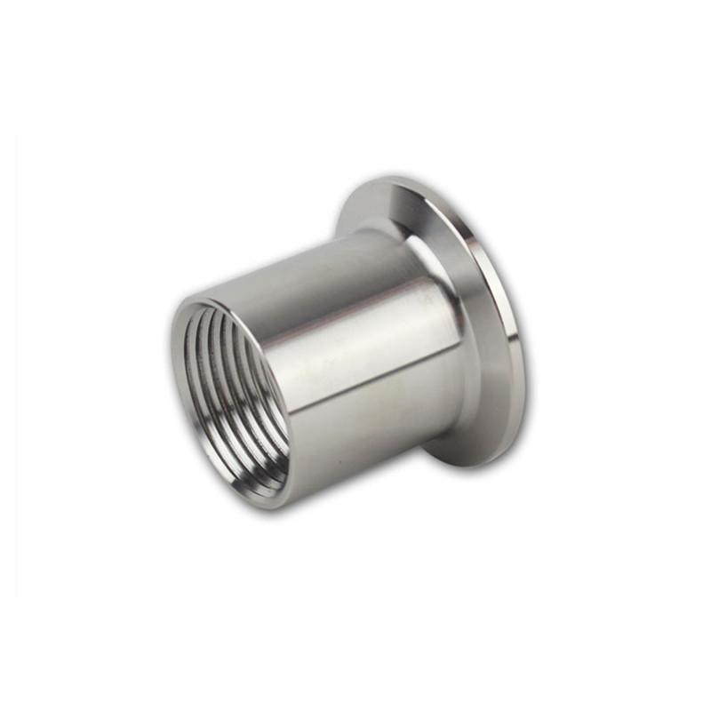 Ανοξείδωτος 1/2" BSPT Θηλυκό X 1.5 ιντσών Tri Clamp Υγειονομικός Προσαρμογέας SS304