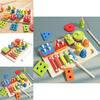 Wooden Montessori Tower Puzzle Toy For Toddlers Educational Development