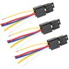 3pcs DC12V 80A LED Flasher Relay Waterproof Shockproof 5?Pin Car Turn Signal Light Relay