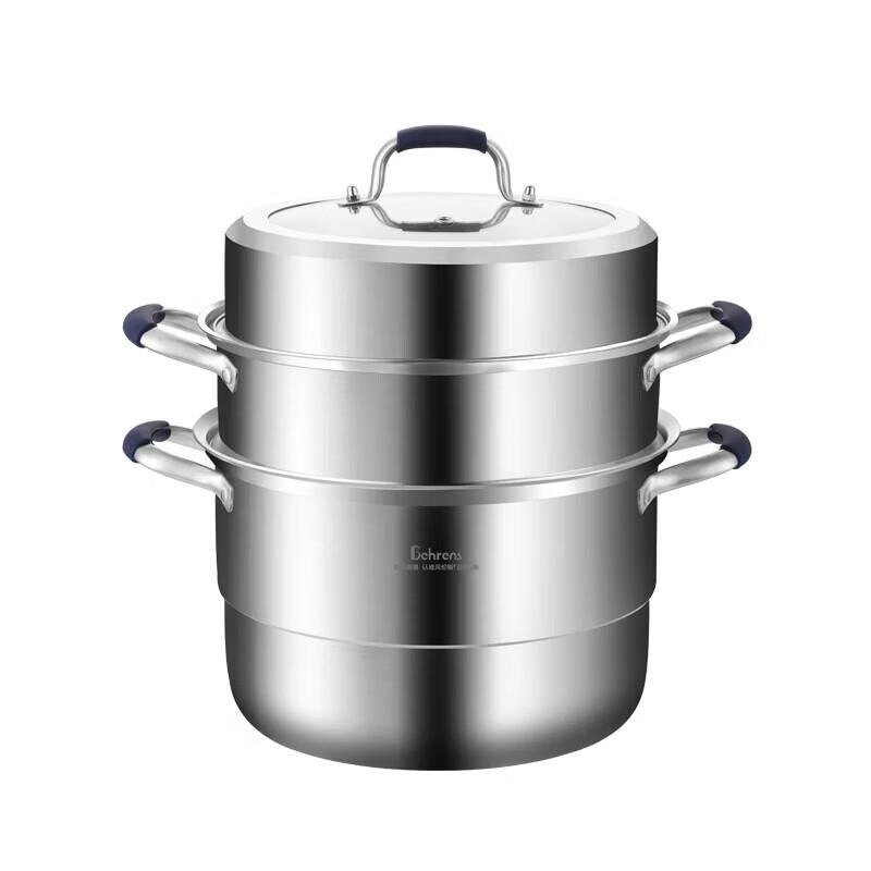 Beilunsi 28cm 3-Layer Stainless Steel Steamer Pot
