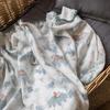 Summer Baby Bamboo 4-Layer Cool Quilt: Newborn Ice Silk Blanket for Naps & Air Conditioning.