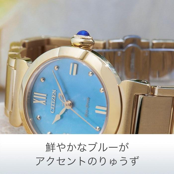 [CITIZEN] Watch CITIZEN L EM1133-85L ROUND Collection Blue Gold Light Blue Women's Analog Solar