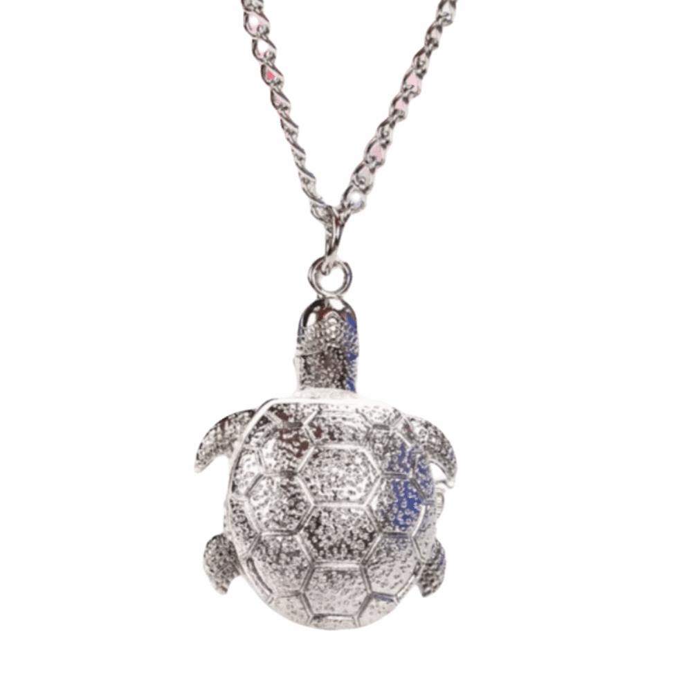 Alloy Turtle Watch Flip Cap Necklace Watch Creative Pocket Watch Gift