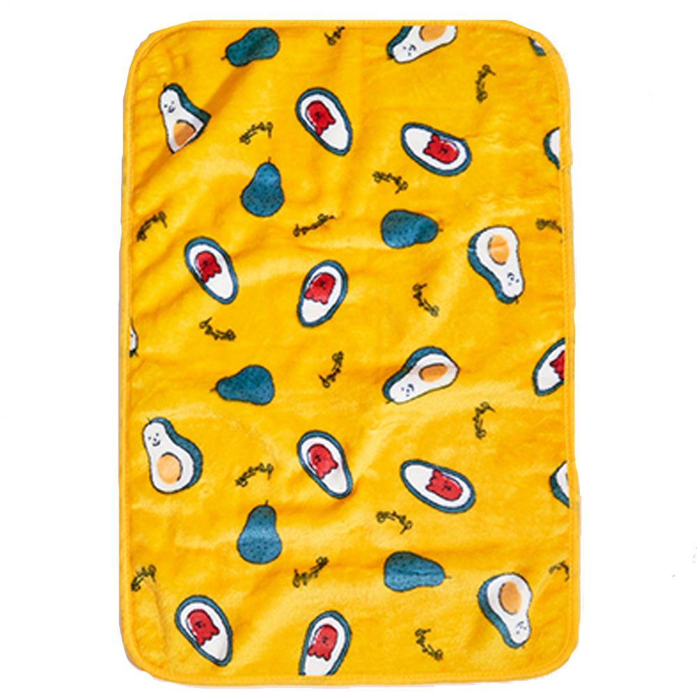 Cartoon Print Soft Cozy Cat Bed Mat Blanket Winter Warm Mattress Pet Sofa Cushion Kitten Puppy Travel Sleeping Mats Accessories