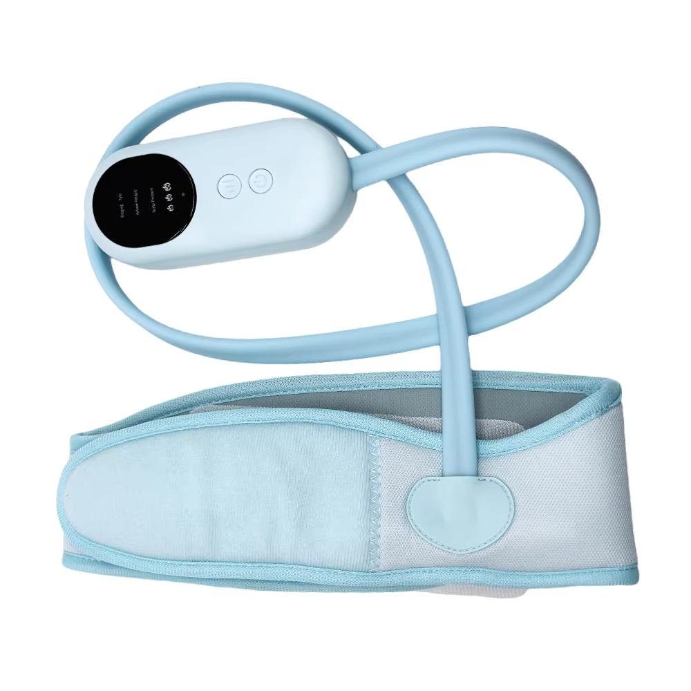 

Электрический массажер для головы с воздушной подушкой, повязка на голову, полный охват, давление воздуха, нагрев, перезаряжаемый для глубокого расслабления и комфорта кожи головы синий