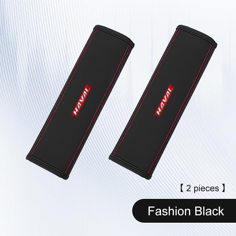 Car Leather Shoulder Protector Pad For Haval H6 Jolion H9 F7X F7 Dargo H1 H2S M6 H3 H4 H5 H7 Auto Safety Belt Cover Accessories