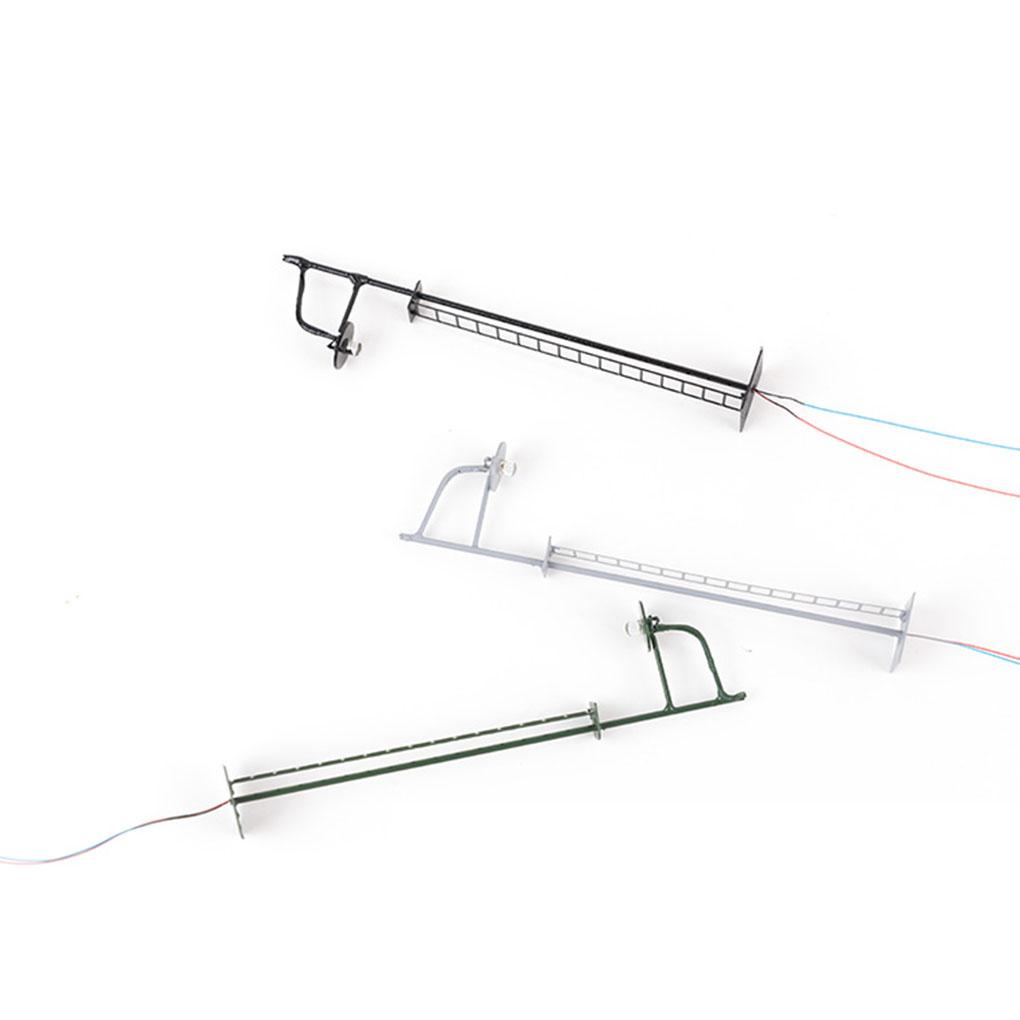 Model Train Lamppost with Ladder Home Landscape Decorations LED Railway Light Miniature Single-Head Track Lamp Table Toys