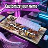 Custom Name Personalized NBA Pattern Mousepad, Laptop PC Desk Mat, Decorative Desk Mat for Home Keyboard Pad Gift