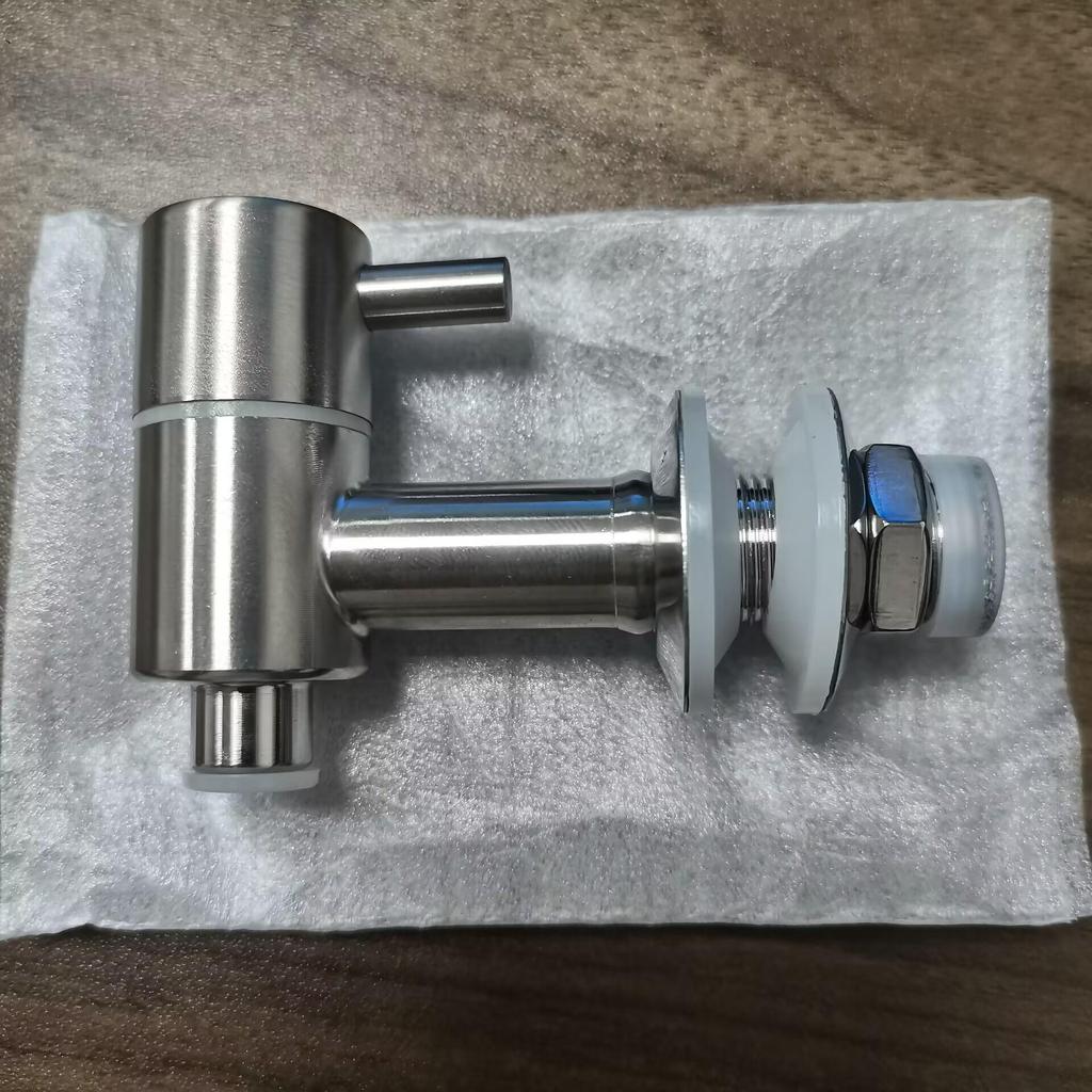 12mm Glas Infusionsflasche Wasserhahn mit 304 Edelstahl Auslauf und Keramik Ventilschalter
