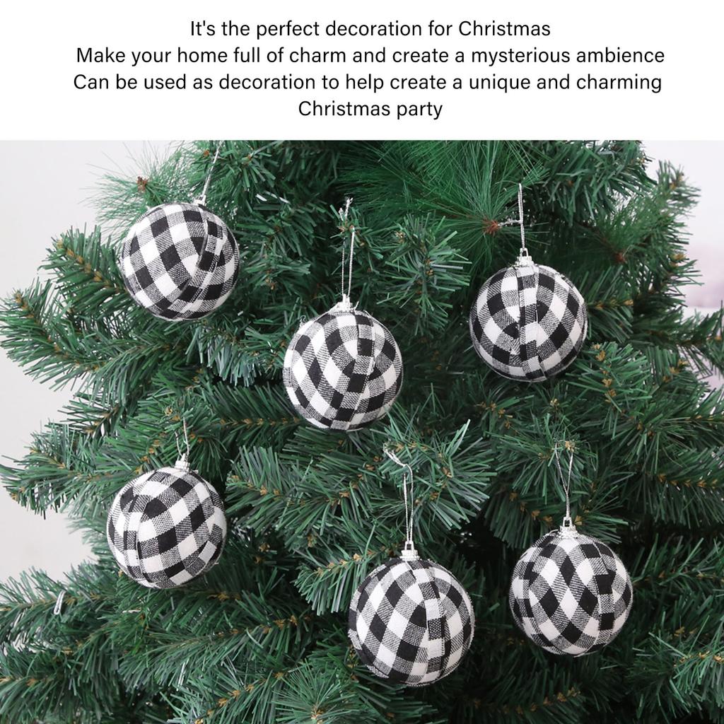 6Pcs 70mm 2.76 Inch Christmas Ornaments  S Christmas Tree Decoration  S New Year S Decor