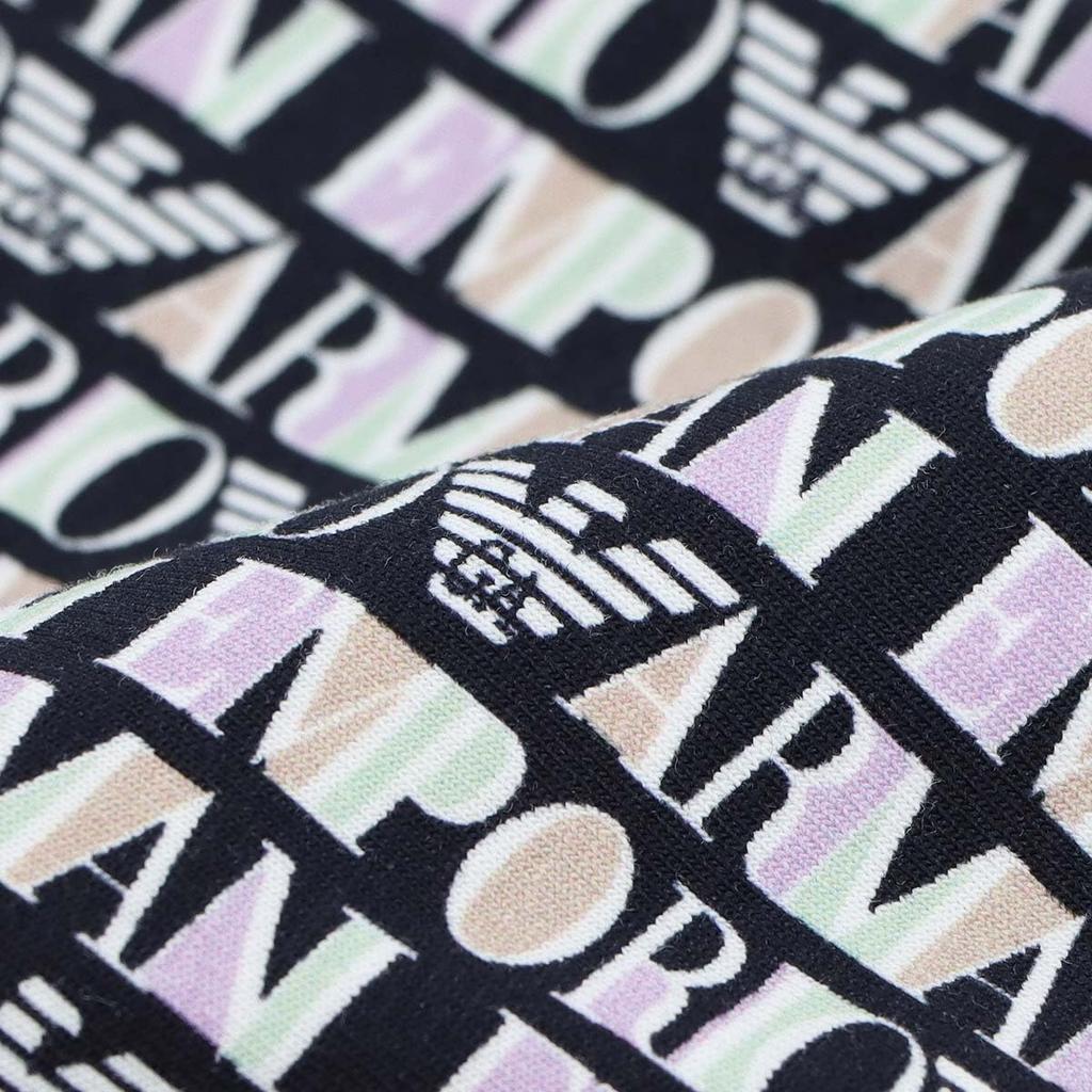 Emporio Armani ALL OVER VERTICAL LOGO Boxer Shorts with Front Closure, Men's Underwear, EU Size 90, White, 54045080