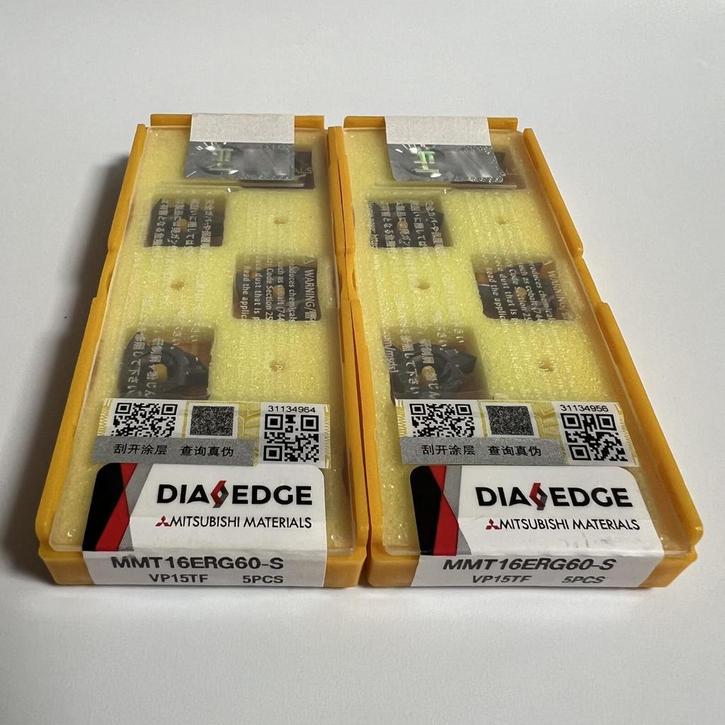 Mitsubishi / MMT16ERG60-S VP15TF / Carbide CNC Blade 10 Pcs