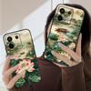 Ship and Red Lotus For Redmi Note 9 9S 10 11 12 12S 13 Pro+ Plus 5G India 14 Pro 4G Global 14S 13C 14 silicone soft phone case