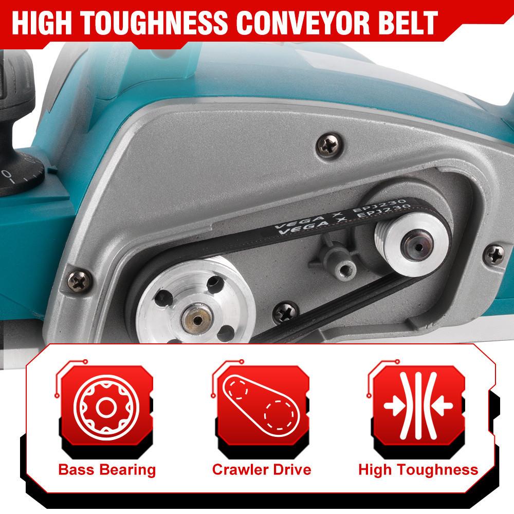 30000RPM Cordless Portable Electric Planer Brushless Electric Router Trimmer Household Desktop Wood Cutting Tool