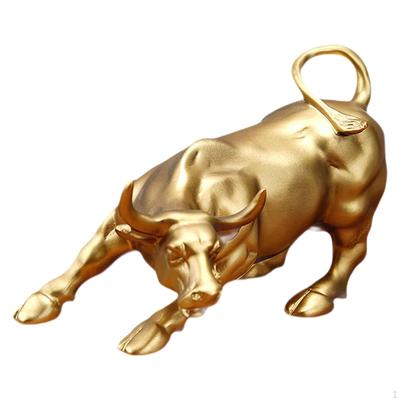 Sculptură Statuie Taur Decorațiune Desktop Meșteșug Făcut Manual Ornament Birou Figurină pentru