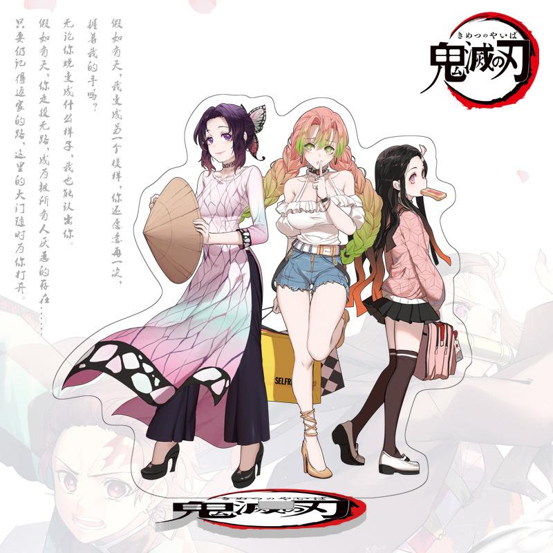 High Quality Anime Demon Slayer Kimetsu no Yaiba 1 40 Large Acrylic Stand Figure Display Statue Kamado Tanjiro Nezuko Merchandise