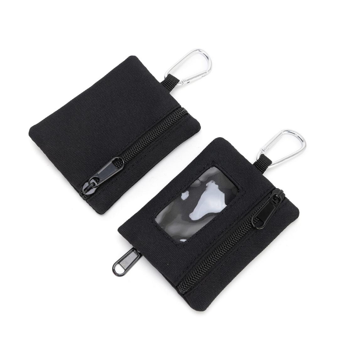 

Outdoor Mini Wallet Portable Men s Coin Purse Portable EDC Gadgets Molle Pouch Key Wallets for Running Travel Camping Hunting чёрный