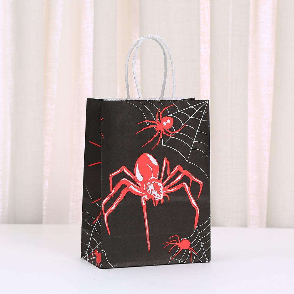 StoBag spider web gift wrapping bags for sweets personalized packaging Halloween party favor bags spooky candy treat bags