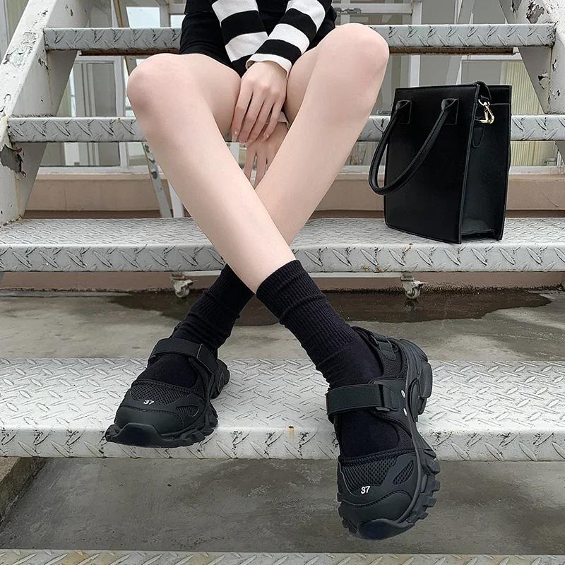 Fashion Women Sport Sandals Wedge Hollow Out Women Sandals Outdoor Cool Platform Shoes Women Beach Summer Shoes 2025 New Footwear