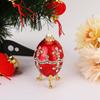 Shiny Diamonds Easter Egg Metal Crafts Home Desktop Decor Jewelry Box Gifts